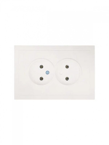 Розетка 2-мест. б/з СП ZIMA IP20 16А ПБТ безвинт. зажим слон. кость LEZARD 704-9000-128BQC 704-9000-128BQC