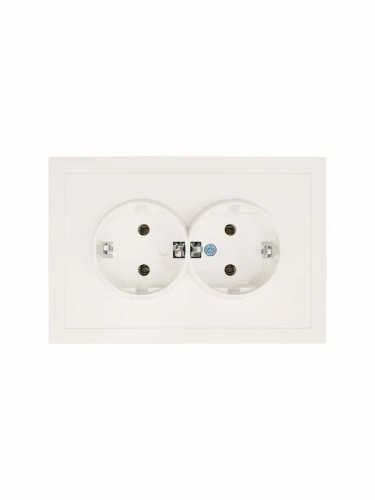 Розетка 2-мест. с/з СП ZIMA IP20 16А ПБТ безвинт. зажим слон. кость LEZARD 704-9000-127BQC 704-9000-127BQC