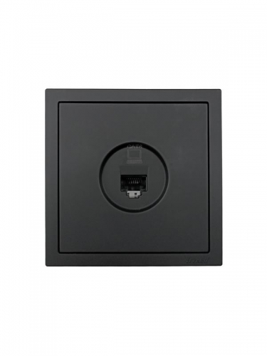 Розетка компьютерная 1-мест. СП ZIMA IP20 черн. бархат LEZARD 704-4288-140 704-4288-140