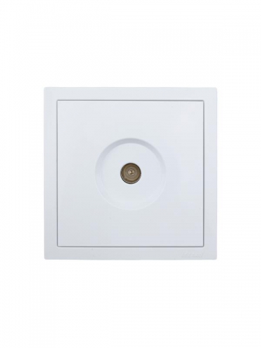 Розетка ТВ оконечная СП ZIMA IP20 бел. LEZARD 704-0288-130 704-0288-130