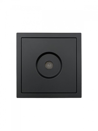 Розетка ТВ оконечная СП ZIMA IP20 черн. бархат LEZARD 704-4288-130 704-4288-130