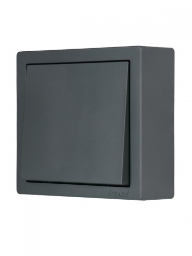 Выключатель 1-кл. ОП LETO графит LEZARD 752-3400-100 752-3400-100