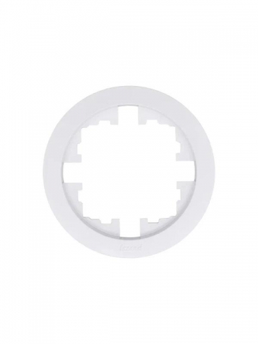 Рамка 1-м OSEN горизонт. круглая бел. LEZARD 744-0200-146 744-0200-146