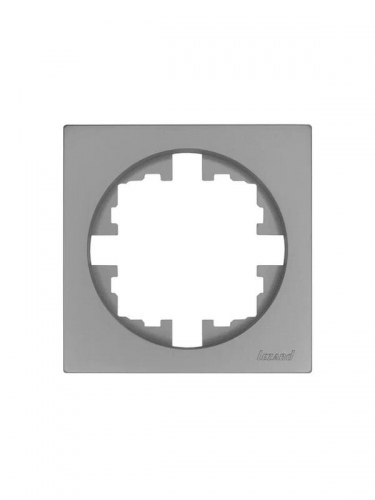 Рамка 1-м OSEN горизонт. квадрат сер. матов. LEZARD 743-7400-146 743-7400-146