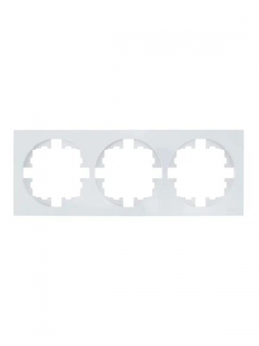 Рамка 3-м OSEN горизонт. квадрат бел. LEZARD 743-0200-148 743-0200-148