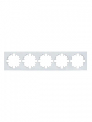 Рамка 5-м OSEN горизонт. квадрат бел. LEZARD 743-0200-150 743-0200-150