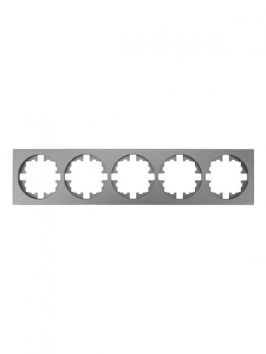 Рамка 5-м OSEN горизонт. квадрат сер. матов. LEZARD 743-7400-150 743-7400-150