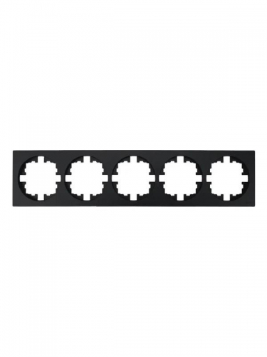 Рамка 5-м OSEN горизонт. квадрат черн. бархат LEZARD 743-4200-150 743-4200-150