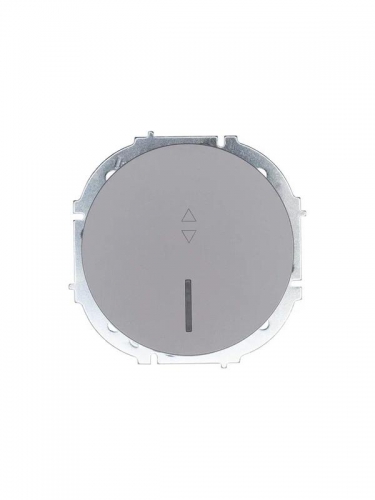 Выключатель проходной 1-кл. СП OSEN 10А IP20 с подсветкой механизм сер. матов. LEZARD 743-7488-114 743-7488-114