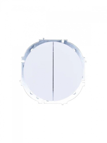 Выключатель 2-кл. СП OSEN 10А IP20 механизм бел. LEZARD 743-0288-101 743-0288-101