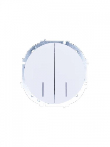 Выключатель 2-кл. СП OSEN 10А IP20 с подсветкой механизм бел. LEZARD 743-0288-112 743-0288-112