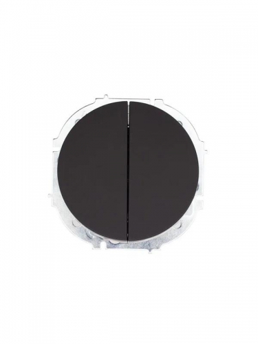 Выключатель 2-кл. СП OSEN 10А IP20 механизм черн. бархат LEZARD 743-4288-101 743-4288-101