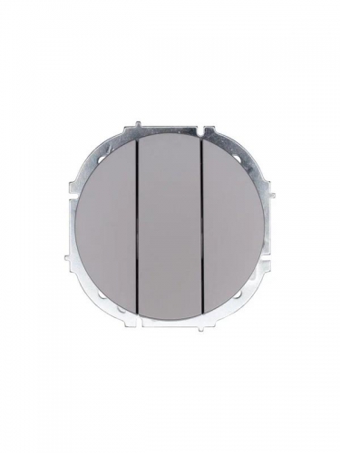 Выключатель 3-кл. СП OSEN механизм сер. матов. LEZARD 743-7488-109 743-7488-109