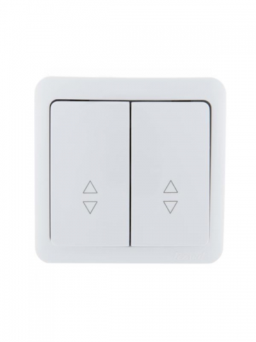 Переключатель проходной 2-кл. 2п ОП Viola 10А IP20 бел. LEZARD 751-0200-106 751-0200-106