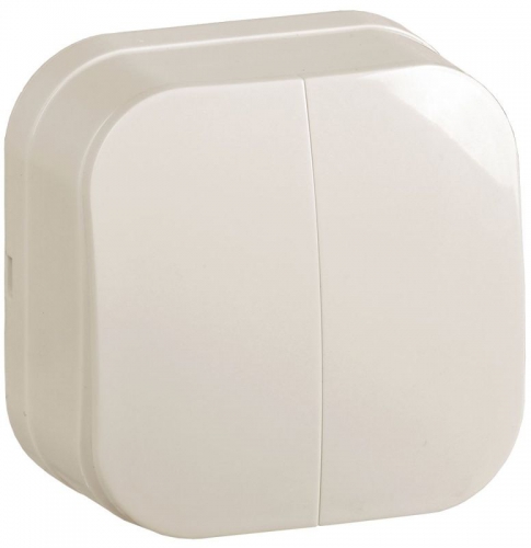 Выключатель 2-кл. ОП GLORY 10А ВС20-2-0-ХК крем. IEK EVH20-K33-10 EVH20-K33-10