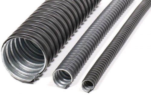 Металлорукав в ПВХ изоляции МРПИ НГ 32 d32мм без протяжки черн. (уп.20м) ЗЭТАРУС zeta42215 zeta42215