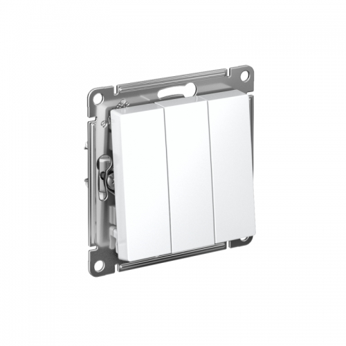 Выключатель 3-кл. AtlasDesign (сх. 1+1+1) 10AX механизм лотос SE ATN001331 ATN001331