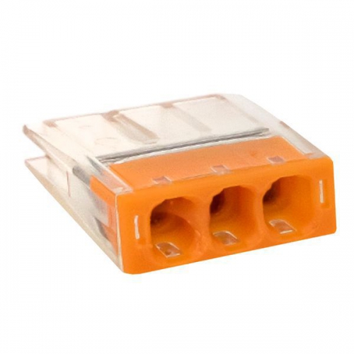 Клемма строительно-монтажная СМК 2273-243 3-проводная 0.5-2.5кв.мм с пастой (уп.100шт) PROxima EKF plc-smk-2273-243 plc-smk-2273-243