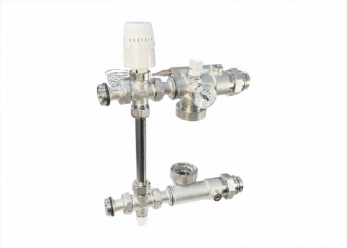 Насос-смесительный узел с термоголовкой. без насоса. монтажная длина насоса 130мм (1) К VALFEX VF.152.0.130 VF.152.0.130