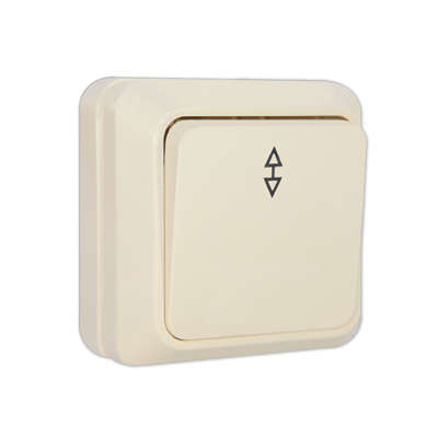 Переключатель проходной 1-кл. ОП Олимп 10А IP20 сл. кость UNIVersal Б-О0025 Б-О0025