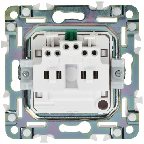 Розетка SKANDY 16А с заземл. защ. штроки б/к SK-R06Bl черн. IEK SK-R14-16-1-K02 SK-R14-16-1-K02