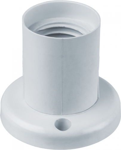 Патрон потолочный E27 14 017 NLH-PL-W2-E27 прямой пластик бел. Navigator 14017 14017