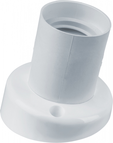 Патрон электрический 14 016 NLH-PL-W1-E27 пласт. настенный наклонный Navigator 14016 14016