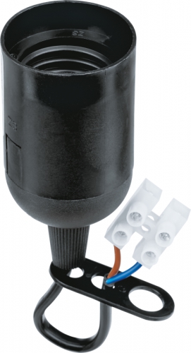 Патрон электрический 71 288 NLH-P-F-BL-E27-TB подвесной со шнуром термопластик черн. Navigator 19447 71288