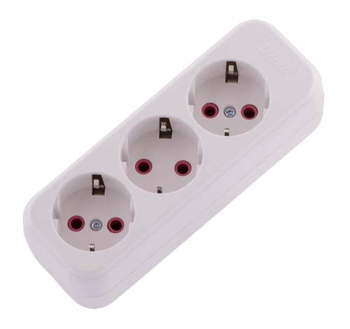 Колодка удлинителя 3-м с заземл. Lila LEZARD 720-0300-301 720-0300-301