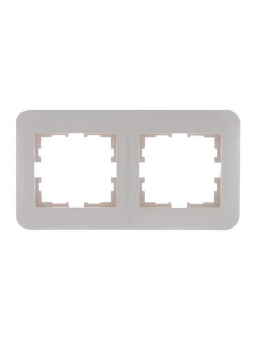 Рамка 2-м Karina Life горизонт. крем. LEZARD 708-0300-147 708-0300-147