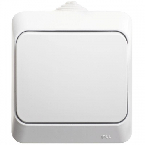Переключатель проходной 1-кл. ОП Этюд 10А IP44 10AX бел. SE BA10-046B BA10-046B