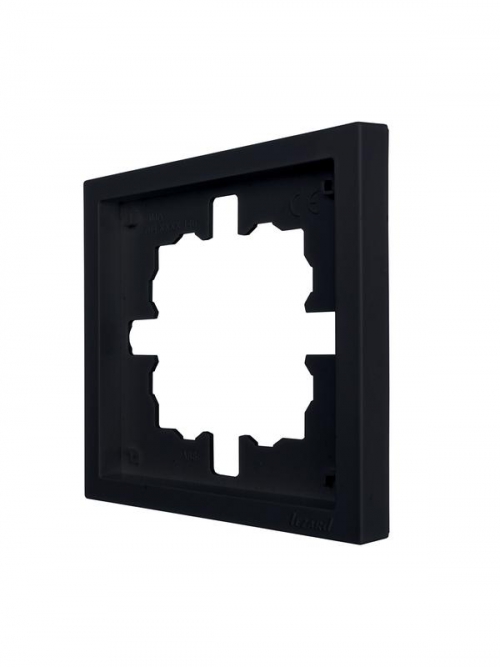 Рамка 1-мест. горизонт. ZIMA черн. бархат LEZARD 704-4200-146 704-4200-146