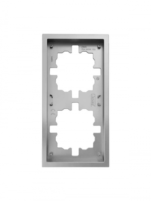 Рамка 2-мест. горизонт. ZIMA сер. матов. LEZARD 704-7400-147 704-7400-147