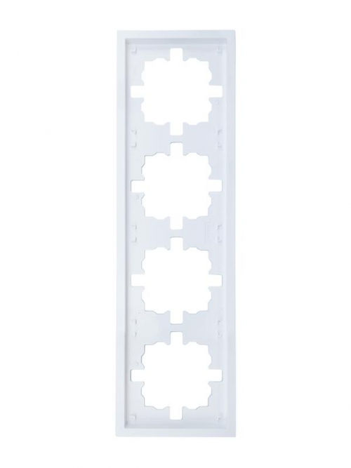 Рамка 4-мест. горизонт. ZIMA бел. LEZARD 704-0200-149 704-0200-149