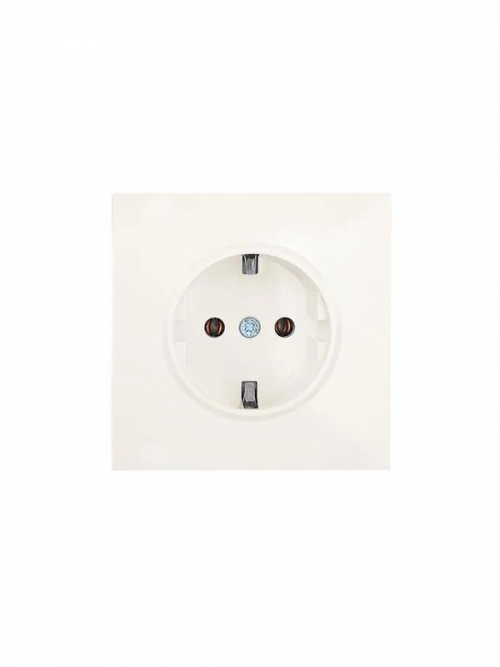 Розетка 1-мест. с/з ПБТ СП ZIMA IP20 16А безвинт. зажим слон. кость LEZARD 704-9088-122BQC 704-9088-122BQC