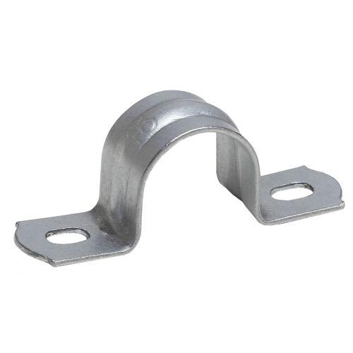 Скоба металлическая двухлапковая d 31-32мм (уп.50шт) ЭРА Б0036430 Б0036430