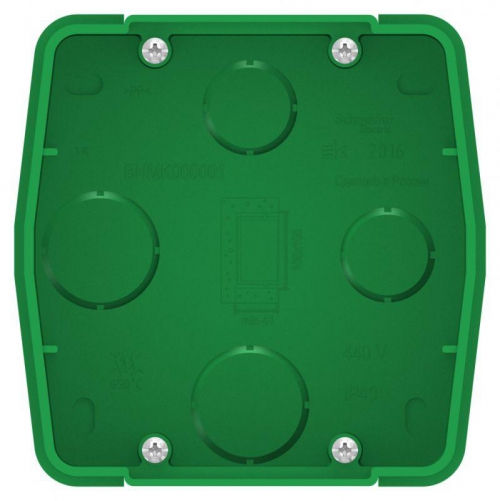 Коробка монтажная СП Blanca для силовых розеток зел. SE BLNMK000001 BLNMK000001