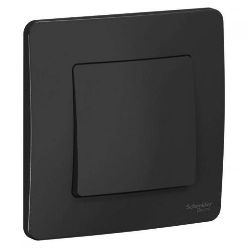 Выключатель 1-кл. СП Blanca 10А IP20 (сх. 1) 250В антрацит SE BLNVS010106 BLNVS010106