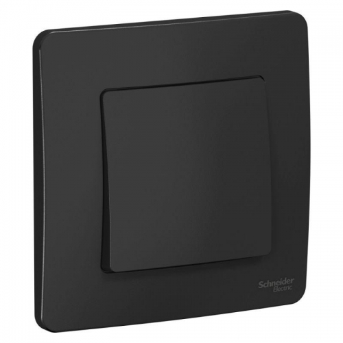 Переключатель проходной 1-кл. СП Blanca 10А IP20 (сх. 6) 250В антрацит SE BLNVS010606 BLNVS010606