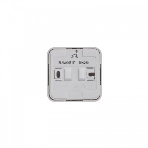 Выключатель 2-кл. ОП Blanca 10А IP20 (сх. 5) 250В с подсветкой с изолир. пластиной бел. SE BLNVA105111 BLNVA105111