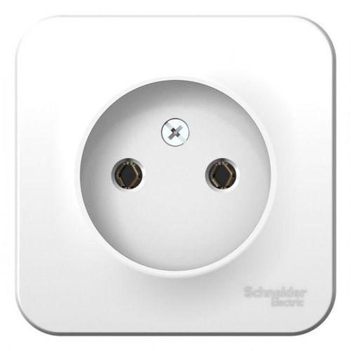 Розетка 1-м ОП Blanca 16А IP20 250В без заземл. без защ. шторок с изолир. пластиной бел. SE BLNRA000111 BLNRA000111