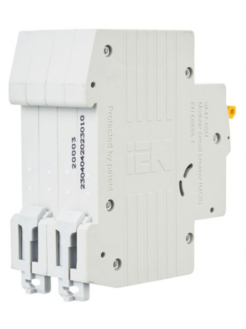 Выключатель автоматический модульный 2п C 10А 6кА ВА47-60M IEK MVA31-2-010-C MVA31-2-010-C