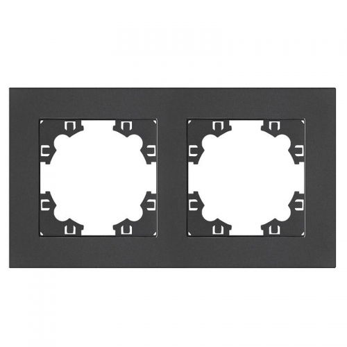 Рамка 2-м Афина универс. графит Universal A0044-Gr A0044-Gr