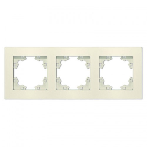 Рамка 3-м Афина универс. сл. кость (ivory) Universal A0045-I A0045-I