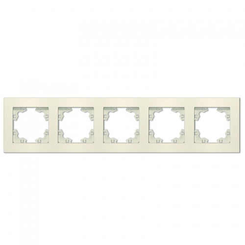 Рамка 5-м Афина универс. сл. кость (ivory) Universal A1042-I A1042-I