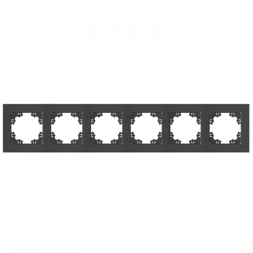 Рамка 6-м Афина универс. графит Universal A1043-Gr A1043-Gr