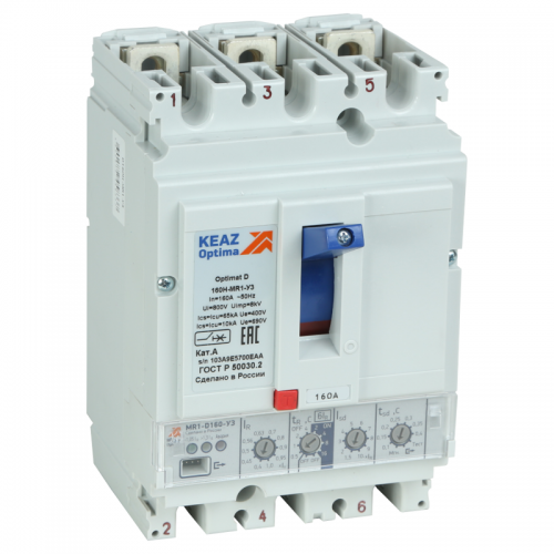 Выключатель автоматический 100А 40кА OptiMat D100N MR1 У3 КЭАЗ 144412 144412