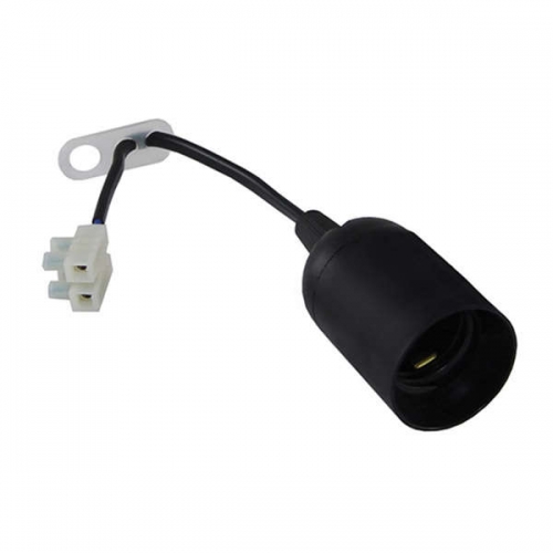 Патрон электрич. E27 подвесной термопластик с клеммной колодкой 4А 250В черн. UNIVersal 1352 1352