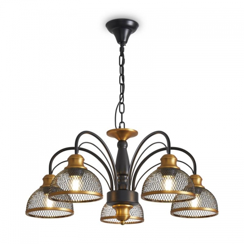 Светильник Caz 5х60Вт E27 IP20 подвесной Freya FR5527PL-05BBZ FR5527PL-05BBZ