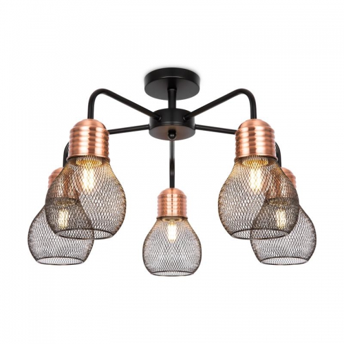 Светильник Agata 60Вт E27х5 IP20 потолочн. Freya FR4011CL-05BBS FR4011CL-05BBS